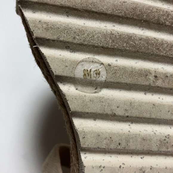 Lucky Brand Thimba Natural Sandals, Size 8, Women's Shoes, Ankle Wrap Espadrille - Picture 11 of 12